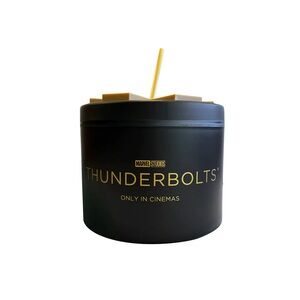 Limited edition Marvel Studios Thunderbolts drink combo popcorn bucket.